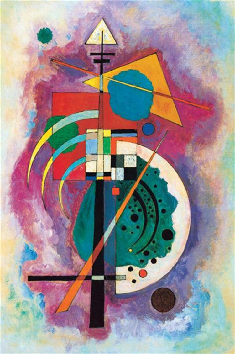 Hommage To Grohmann 1926 Wassily Kandinsky Oil Painting